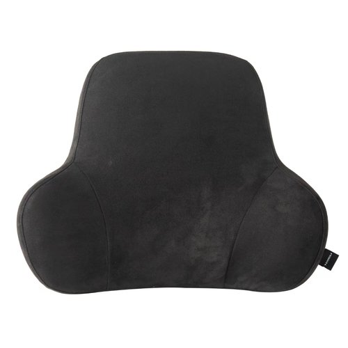 Forbell Soft Memory Foam Lumbar Support Pillow for Car Seat with Velvety Suede Cover – Comfortable Back Cushion for Drivers and Passengers