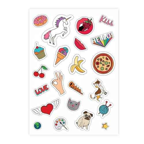 8.5" x 11" Full Sheet Label Sticker Paper for Laser & Inkjet Printers [100 Sheets,100 Labels]