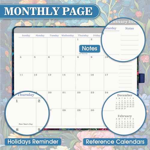 2026-2028 Pocket Planner/Calendar - 3 Year Monthly Planner 2026-2028, January 2026 - December 2028(36 Months), 6.3" x 3.7", Monthly Planners with Inner Pocket, Pen Holder & Elastic Closure - Colorful