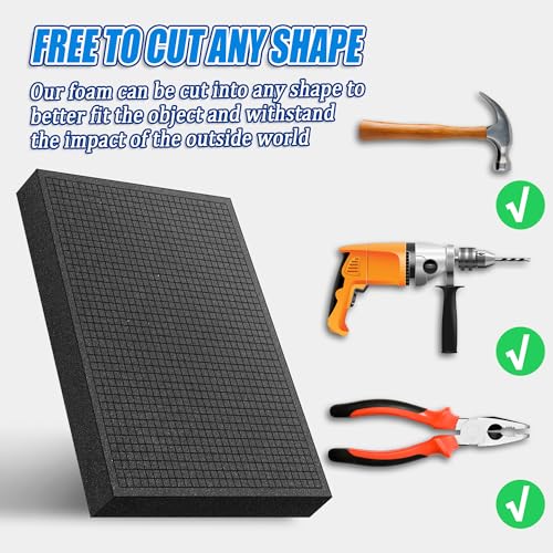 8 Pcs Pick Apart Foam Insert 4 Pads Pluck Pre Cubed Separated Cube