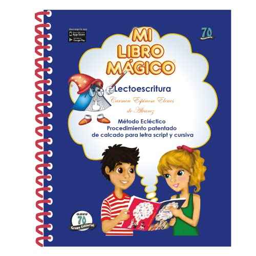 Mi Libro M?gico Lectoescritura, EL ORIGINAL desde 1950, Aprende a leer y a escribir de manera divertida, para ni?os de 5 a?os en adelante, Medidas: 20.5 x 27.5 cm. Edici?n espa?ol.