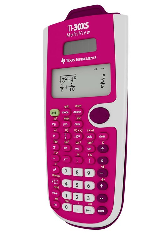 Texas Instruments TI-30XS Multiview Scientific Calculator (Pink)
