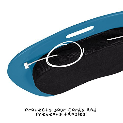 Honey-Can-Do TBL-06321 Portable Laptop Lap Desk with Handle, Indigo Blue, 23 L x 16 W x 2.5 H