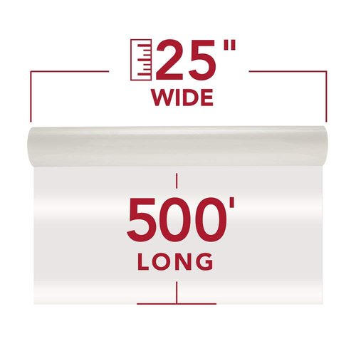 GBC Thermal Laminating Film Roll, 2 Pack, NAP I, 1" Poly-In Core, 1.5 Mil Laminate Rolls, 25" x 500', School Lamination (3000004)
