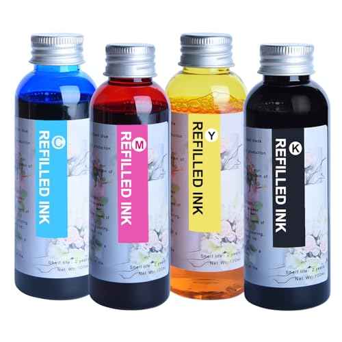 Topwang 4 Colors 100ML/Bottle Ink refillable for Canon PGI-250 PGI270 PGI-280 Ink Cartridges Black,Cyan,Mageta,Yellow