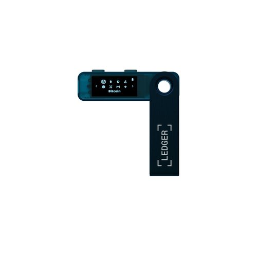 Ledger Nano S Plus (Sapphire Blue): The Perfect Entry-Level Hardware Wallet to securely Manage All Your Crypto and NFTs. (for Android or Desktop only)