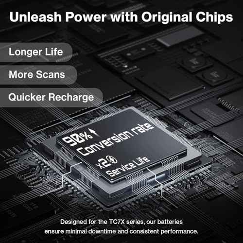Replacement Battery for Zebra for Symbol TC77 TC70 TC75 TC72 TC70X TC75EK TC75AH TC75GK TC700H TC700K TC77HL TC75x TC720L TC75FK Handheld Barcode Scanner BTRY-TC7X-46MPP-01 / BT-000318