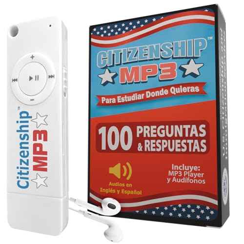 US Citizenship Test Study Guide 2025 Audio. CitizenshipMP3. Ciudadania Americana Spanish and English. USCIS 100 Preguntas y Respuestas Audios en Ingles y Espa?ol. Incluye Reproductor.