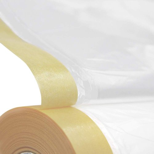 MyLifeUNIT Tape and Drape, 9 Pack Masking Film, Assorted Masking Paper for Automotive Painting Covering