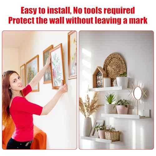 Double Sided Tape Heavy Duty, Waterproof Mounting Foam Tape, 16.5ft Length, 1.97in Width, High Temperature Resistant Adhesive Tape for Car, LED Strip Light, Office Decor, Made of 3M VHB Tape.