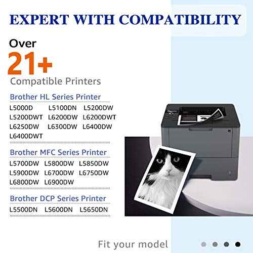 DR820 Drum Unit Compatible with Brother Printers ? Seamless Integration, Yields Up to 30,000 Pages ? Fits HL-L6200DW, HL-L5200DW, HL-L5100DN, MFC-L5900DW, MFC-L5700DW, MFC-L5800DW (Black, 1-Pack)