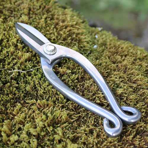 KAKURI Ikenobo Shears Japanese Flower Scissors for Fresh Flower Arranging 6.5" Professional Floral Scissors, Japanese Stainless Steel, Silver, Made in JAPAN