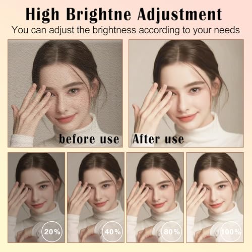 Half Moon Light - 3 Color Mode Nail Tech Lamp, 29In 39W LED Manicure Arch Ring Lights for Nail Tech, Table, Desk (Black)