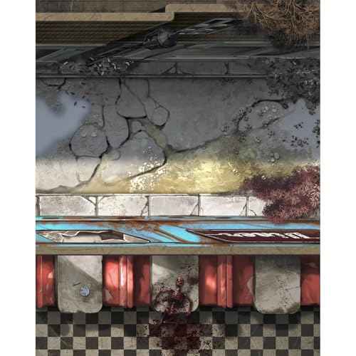 Modiphius Entertainment: Fallout: The Roleplaying Game - Map Pack 2: Wasteland Locales - 32 Page RPG Book & 4 Double-Sided Poster-Sized Maps, Tabletop