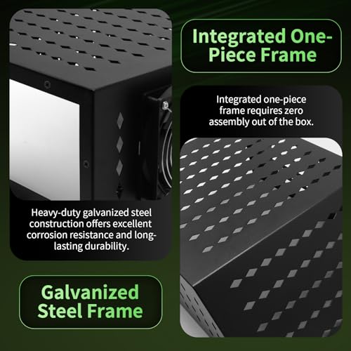 Golf Simulator Projector Enclosure with Cooling Fan & HD Acrylic Panel