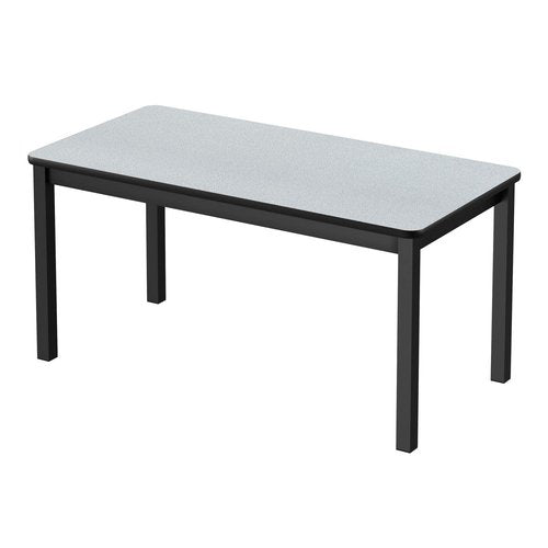 Correll Rectangular Laminate Library Table with Gray Granite Finish LR3672TF-15