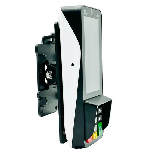 HILIPRO POS Kiosk Flush Mount for Pax S300, A35, – Secure Countertop Payment Terminal Recessed Mount with Cable Management Anti-Theft Steel Mounting Plate Black