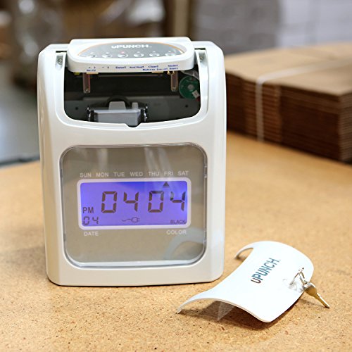 uPunch HN4500 Advanced Employee Time Clock Bundle – Includes 200 Cards & Accessories