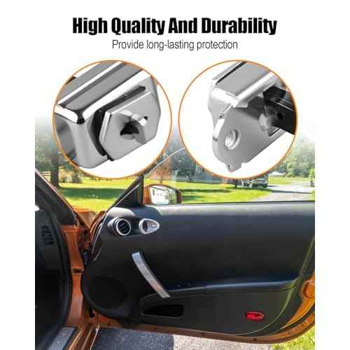 2 Pcs Door Stopper Link Fit for Nissan 350Z 3.5L 2003 Infiniti G35 3.5L 2003 2004 2005 2006 2007 Replace 80430-CD000 80430CD000, Front Left or Right Door Check Bracket Stop Arm Assembly