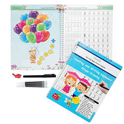 Magic Practice Copybook 6 Workbooks with Disappearing Ink Pens, Reusable Handwriting Practice for Kids, Calligraphy Practice Letter Tracing Books for Kids ages 3-5 (8.7¡¿6.9in)