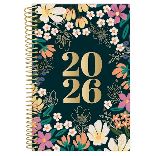 bloom daily planners 2026 Pocket Planner - 4¡± x 6¡± - (January 2026 - December 2026) - MINI Weekly/Monthly Agenda Organizer & Calendar Book - Blooming Wildly