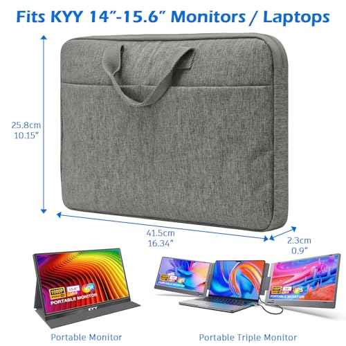 KYY Carrying Bag for Portable Monitor of KYY K3 / K3-1 / K3-2 / K3-3 / K5-3 / X90 / X90A / X90D