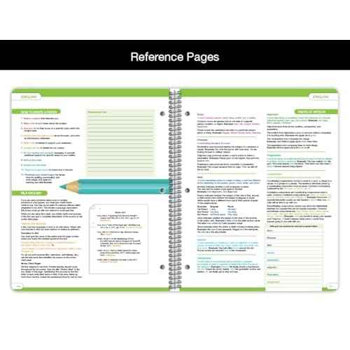 Dated Middle High School Student Planner 2025-2026 Academic School Year, Large (8.5" by 11") Matrix Style Datebook with Telluride Cover