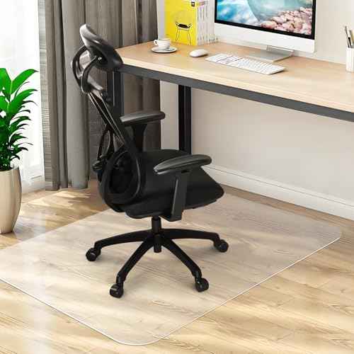 Chair Mat for Hard Wood Floors - Heavy Duty Floor Protector - Easy Clean (47''¡¿59'')