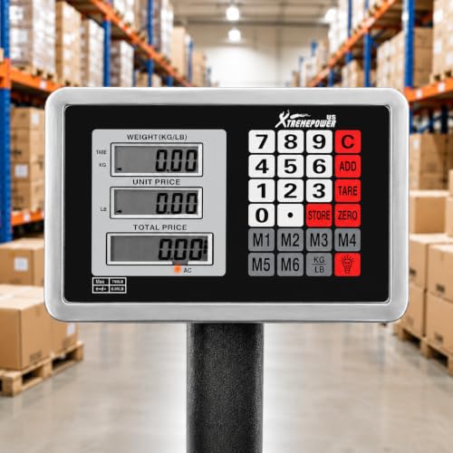 700Lb Digital Postal Scale with Large Platform, Accurate Weight Calculator for Shipping & Warehouse