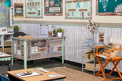 White Wood Teacher Created Resources Bulletin Board Roll - Better Than Paper, 4ft x 12ft