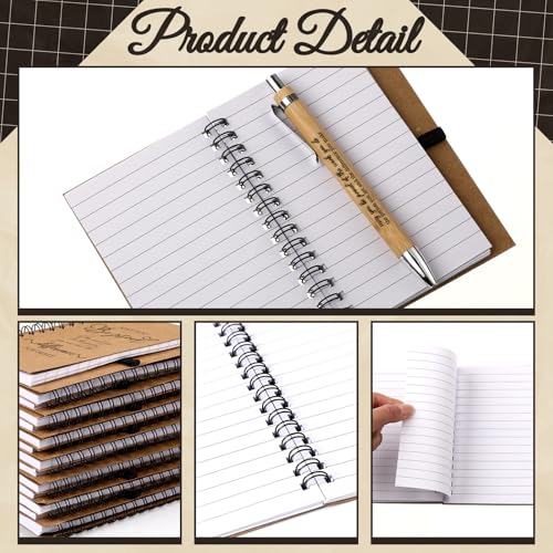 Tenceur 50 Pack Employee Appreciation Gifts Bulk Inspirational Spiral Notebooks with Motivational Pens Thank You Gifts for Staff Teacher Coworker Christmas Gift