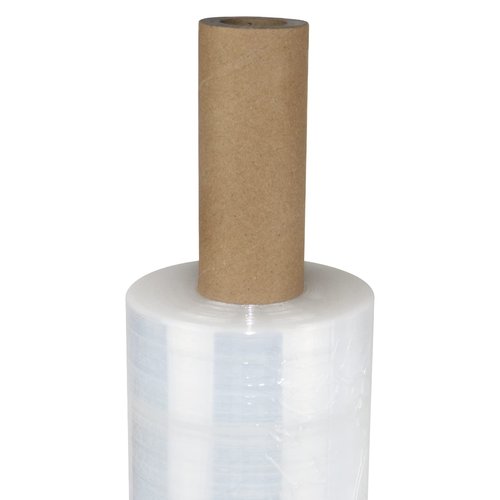 BOMEI PACK Stretch Film Wrap - Industrial Clear Plastic Stretch Wrap 1000 Feet 80 Gauge 4 Packs with Handle, Pallet Wrap for Packing, Moving Supplies, Packing Wrap Plastic Roll 15 Inches