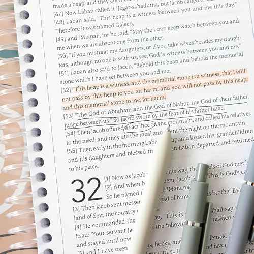 The Bible In A Year: A 52-Week Study, Spiral Bible Study Guide, 52-Week Bible Study Plan | with Note Taking Space, A Yearlong Bible Study for Women (A4)