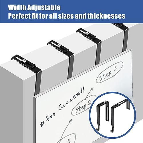 8pcs Metal Cubicle Hooks Set for Office & Home Partition Hangers
