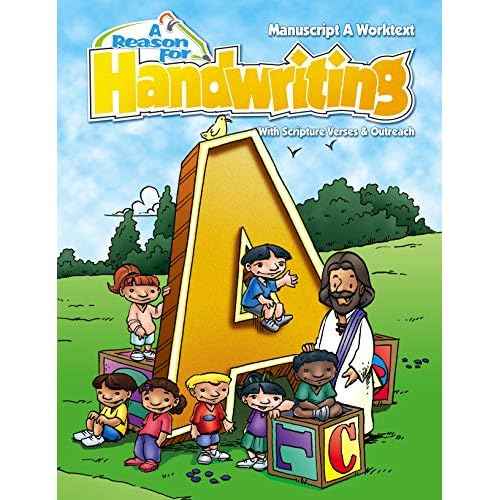 A Reason For Handwriting Workbook & Teacher Guidebook Level A, Grade 1 - Kids Writing Practice Books for 1st Graders & Beginners - Penmanship Workbooks for Homeschooling & Practicing