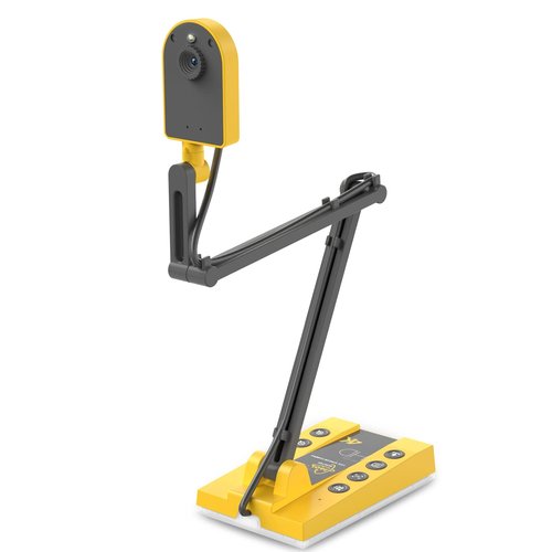 TreasLin Document Camera 15MP HDMI USB-C for Document Camera for Teachers, Remote Learning, Classroom Presentations, Art Classes Online Teaching with Multi Angle Rotation Adjustment LED Light