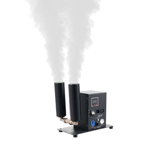 2Head CO2 Fog Machine, 150W Digital CO2 Jet Machine w/6m Hose, Adjustable Angle Cryo Jet CO2 Club Cannon for DJ Concerts, Parties, Birthday, Wedding