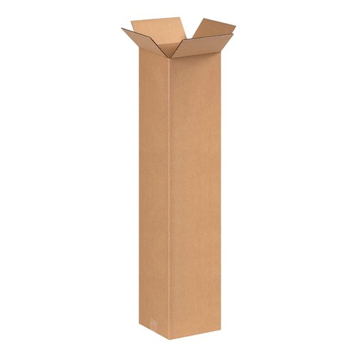 AVIDITI 8x8x36 Tall Corrugated Boxes, Tall, 8L x 8W x 36H, Pack of 25 | Shipping, Packaging, Moving, Storage Box for Home or Business, Strong Wholesale Bulk Boxes