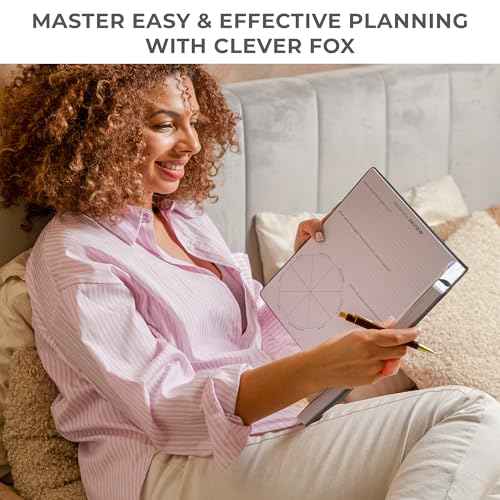 Clever Fox Planner PRO Dated (Jan 2026?Jan 2027) Weekly & Monthly Life Planner to Increase Productivity, Time Management and Hit Your Goals ? Organizer, Gratitude Journal ? A4 Size (Black)