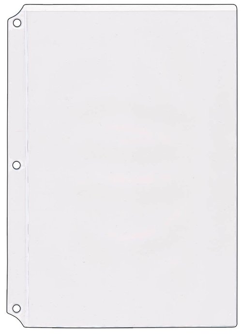 StoreSMART - Plastic Sheet Protectors 25-Pack - 6 1/8" x 9 ¼" - Open Short Side - RPT577-25