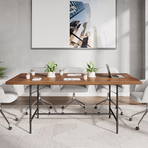LITTLE TREE 6FT Conference Table, Rectangle 70.8" W x 35.4" D Meeting Table, Seminar Table for Office Conference Room