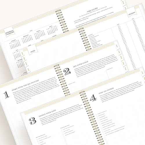 Blue Sky Day Designer 2026 Weekly and Monthly Planner Calendar, January 2026 - December 2026, 8.5" x 11", Flexible Cover, Durable Twin Wire Binding, Includes Storage Pocket, Stickers, Tile