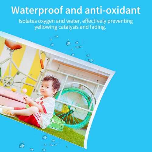 12.5in x 656ft Glossy BOPP Laminating Film, Thermal Laminate Film Hot Roll Laminating Film, 1" (2.54cm) Core, 1 mil (27 mic) Thickness, Laminating Sheet Roll for Paper and Photo Laminating