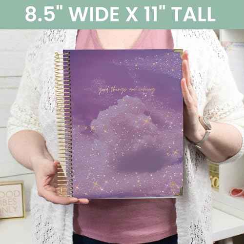 bloom daily planners HARDCOVER 2026 Planner (January to December) - 8.5¡± x 11¡± Weekly & Monthly Dated Agenda Organizer Book with Stickers & Tabs - Good Things Are Coming