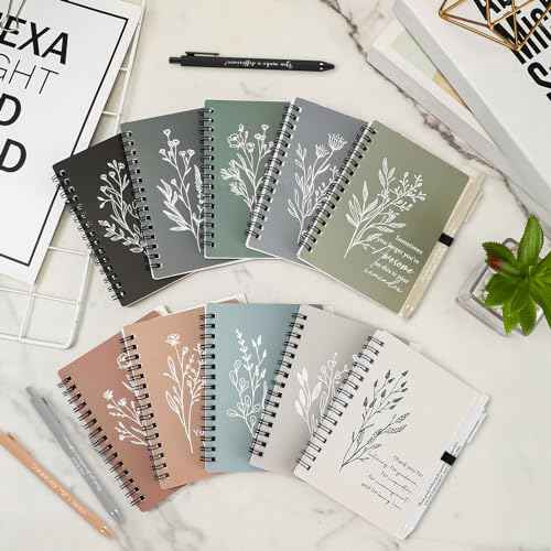 30 Sets Employee Appreciation Gifts Case Management Week Gifts Thank You Spiral Notebook with Sticky Notes Pen Bulk Vet Tech Week Journal for Coworker Teacher Nurse Customer (Bright Color)