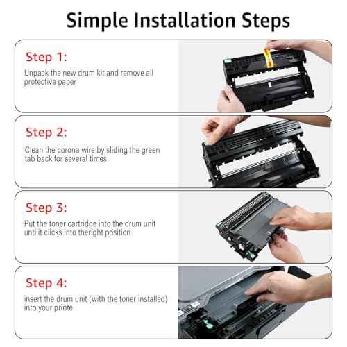 greencycle High Yield Black Toner Cartridges & Drum Unit Set Compatible for Brother TN580 TN650 DR620 DR520 use for HL-5370dw/5340d DCP-8060/8065DN MFC-8680dn/8480DN/8690dw Printer (1 Toner,1 Drum)
