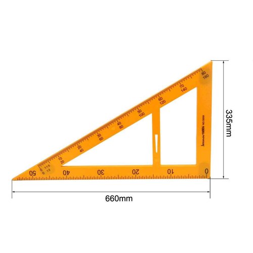 uxcell Magnetic Geometry 4 Piece Set Includes Compass 2 Triangles and Protractor