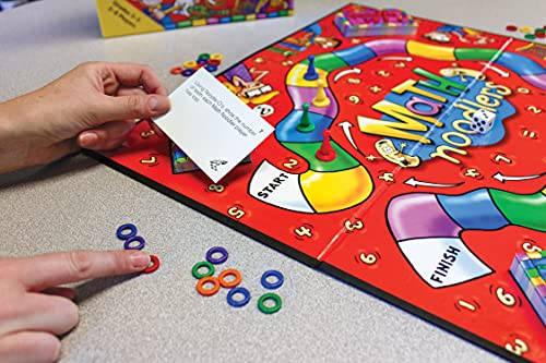 Edupress Math Noodlers Game for Grades 2-3 | Educational Card & Board Game