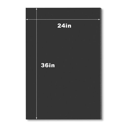 Golden State Art, 10 Pack Black Foam Board 24x36, 3/16 Thick Acid Free Foam Core Poster Board