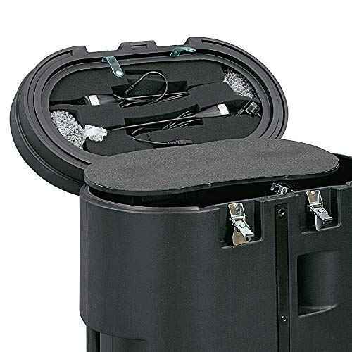 Vispronet Hard PVC Case with Wheels and Removable Lid ? Interior Dimensions are 26.5in x 30.5in x 11in ? Weighs 37lbs and Stands 39in Tall- Foldable Countertop NOT Included